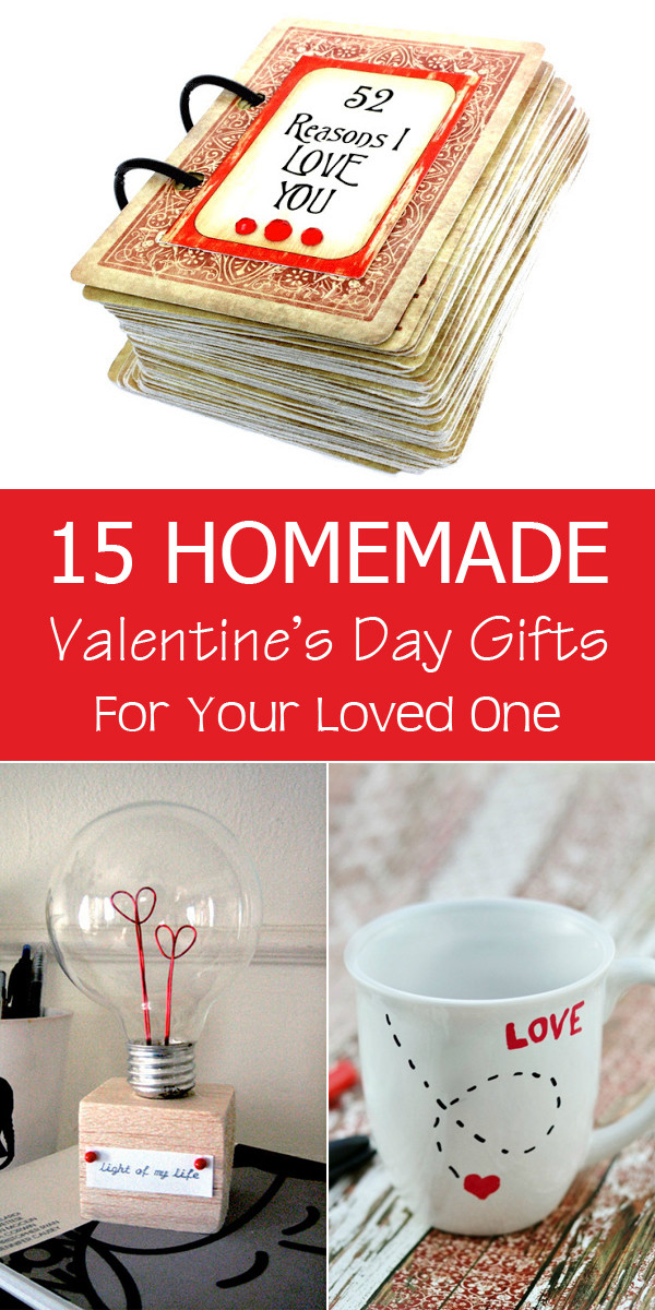 Valentine'S Day Homemade Gift Ideas
 15 Homemade Valentine s Day Gifts For Your Loved e