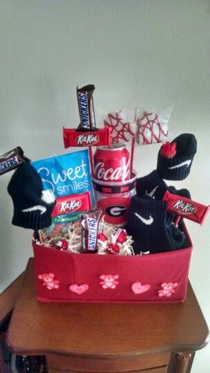 Valentines Day Gift Ideas For Boys
 Requested Valentine Gift Basket for teenage boy