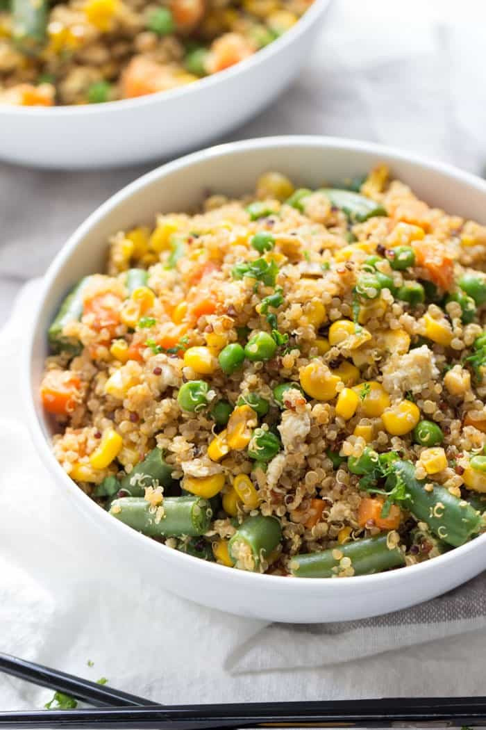 Vegan Recipe With Quinoa
 Ve arian Quinoa Fried Rice