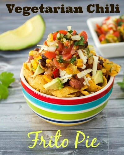 Vegetarian Frito Pie
 Ve arian Chili Frito Pie • Tasty Ever After