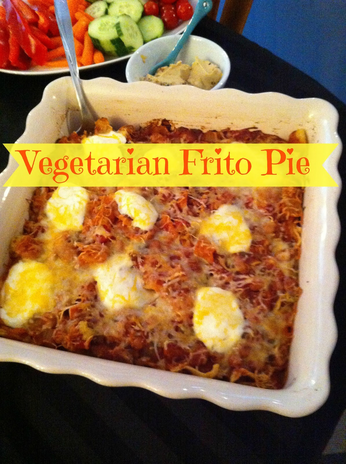 Vegetarian Frito Pie
 our life in a click Recipe Ve arian Frito Pie