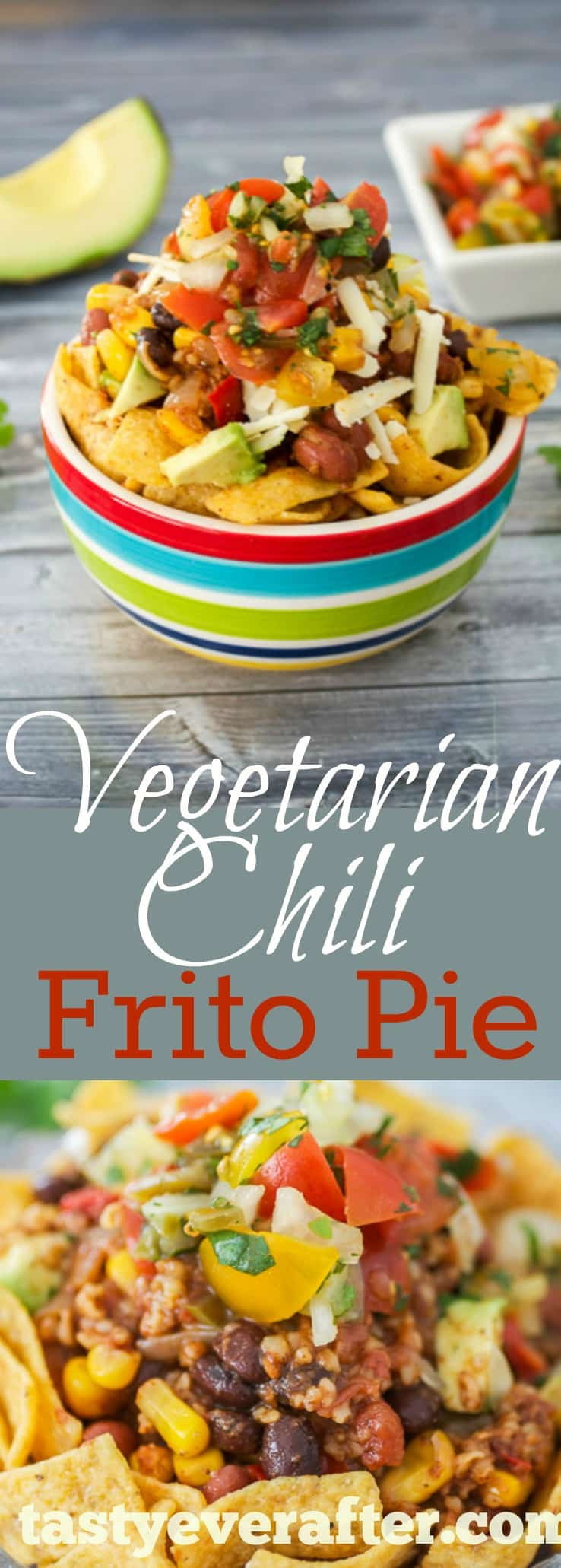 Vegetarian Frito Pie
 Ve arian Chili Frito Pie Recipe Tasty Ever After