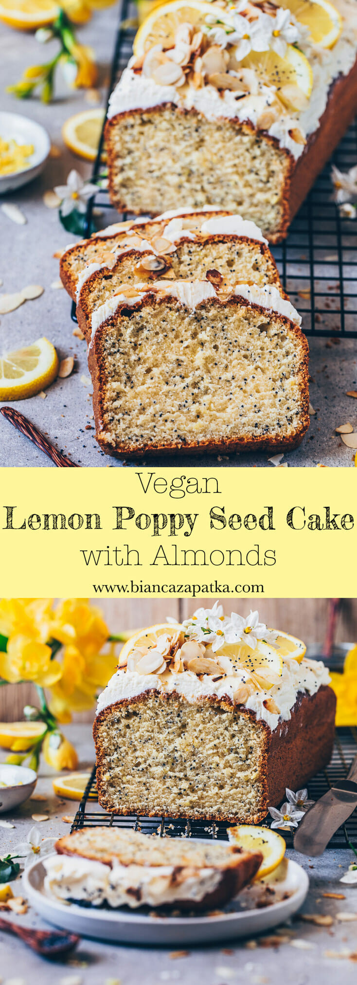 Vegetarian Lemon Cake Recipe
 Lemon Poppy Seed Cake Vegan Bianca Zapatka