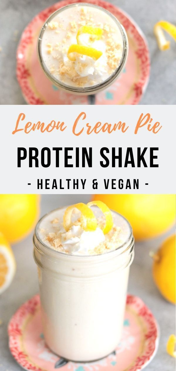 Vegetarian Protein Shake Recipe
 Lemon Pie Protein Shake Recipe in 2020