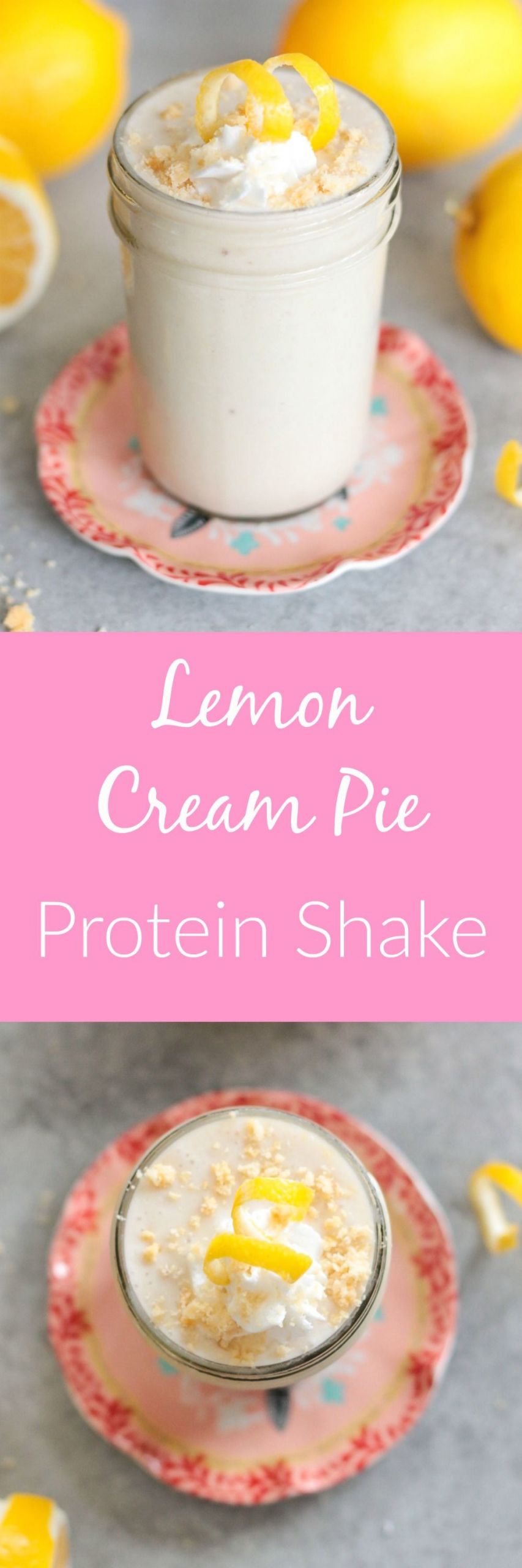 Vegetarian Protein Shake Recipe
 Lemon Pie Protein Shake Recipe