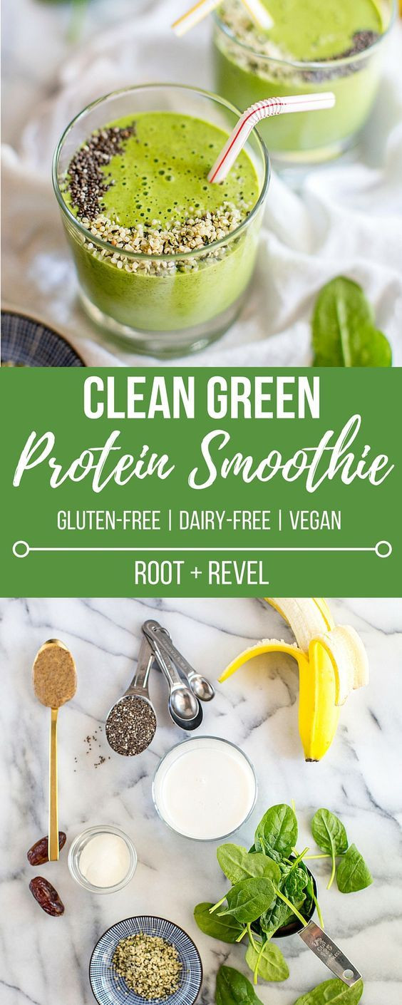 Vegetarian Protein Shake Recipe
 Green Vegan Protein Smoothie Recipe