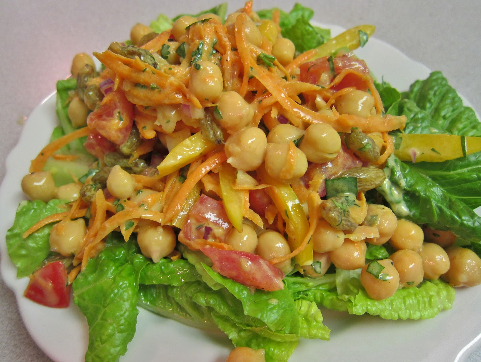 Vegetarian Salad Dressings
 The Vegan Chronicle Chickpea Ve able Salad with Curried