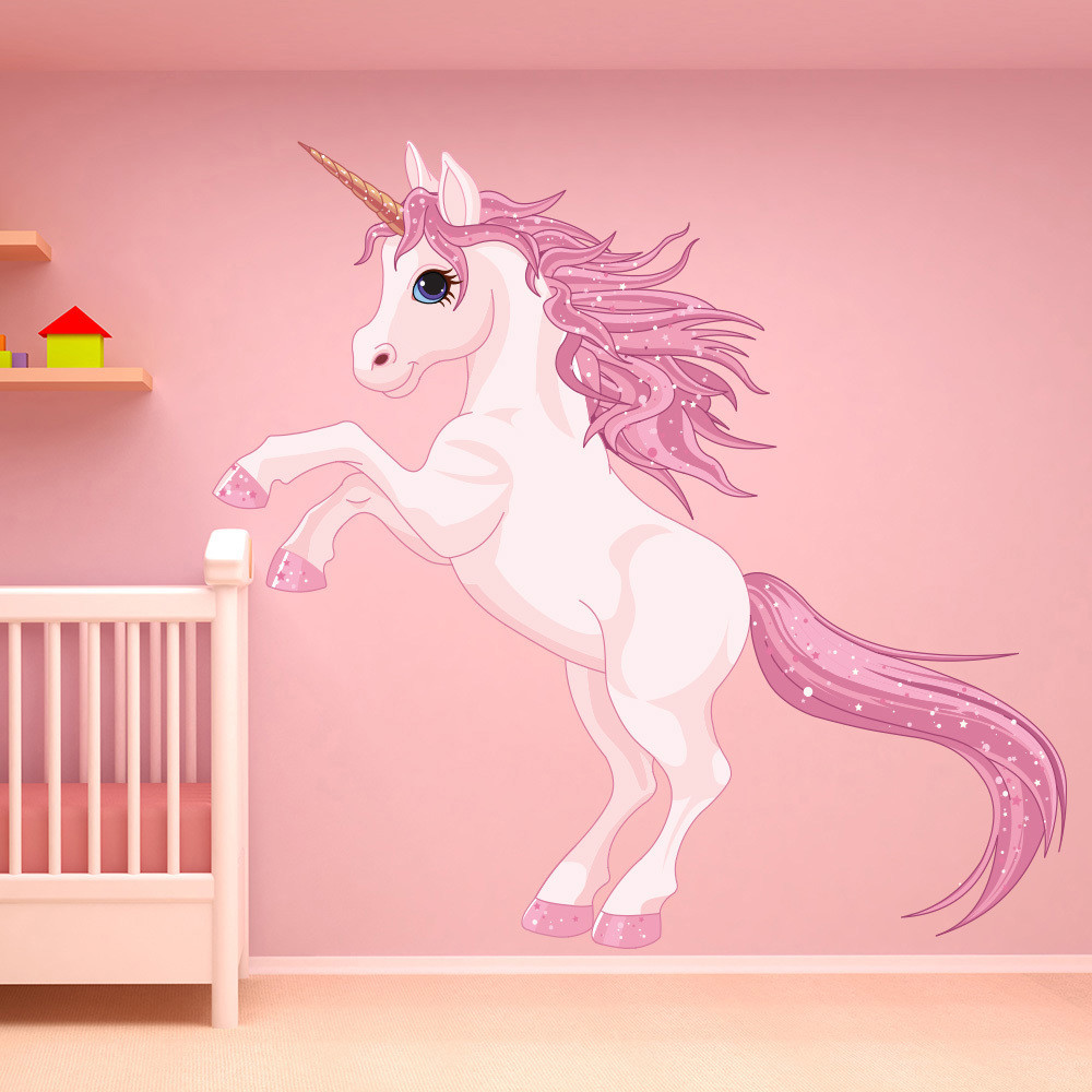Wall Decals For Girl Bedroom
 Unicorn Wall Sticker Fantasy Fairy Tale Wall Decal Girls