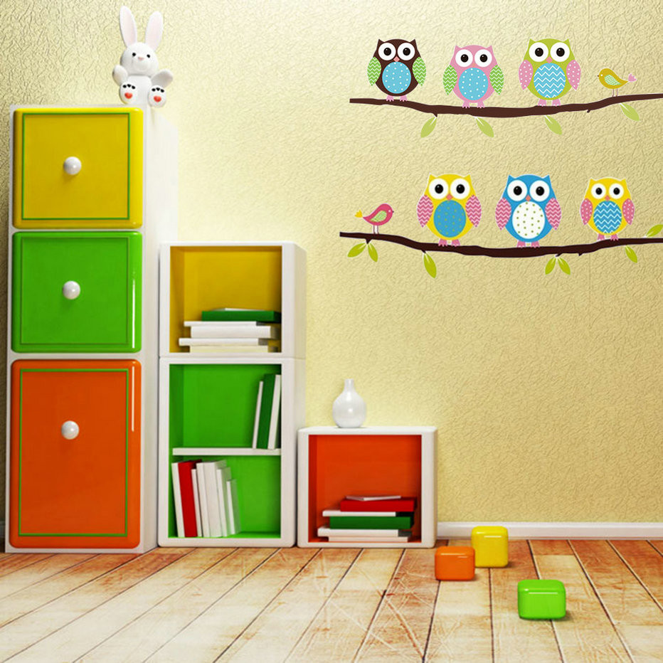 Wall Stickers For Kids Room
 Owl Wall Stickers For Kids Rooms DIY Vinyl Removable Wall