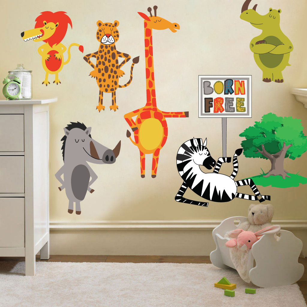 Wall Stickers For Kids Room
 Childrens Kids Themed Wall Decor Room Stickers Sets