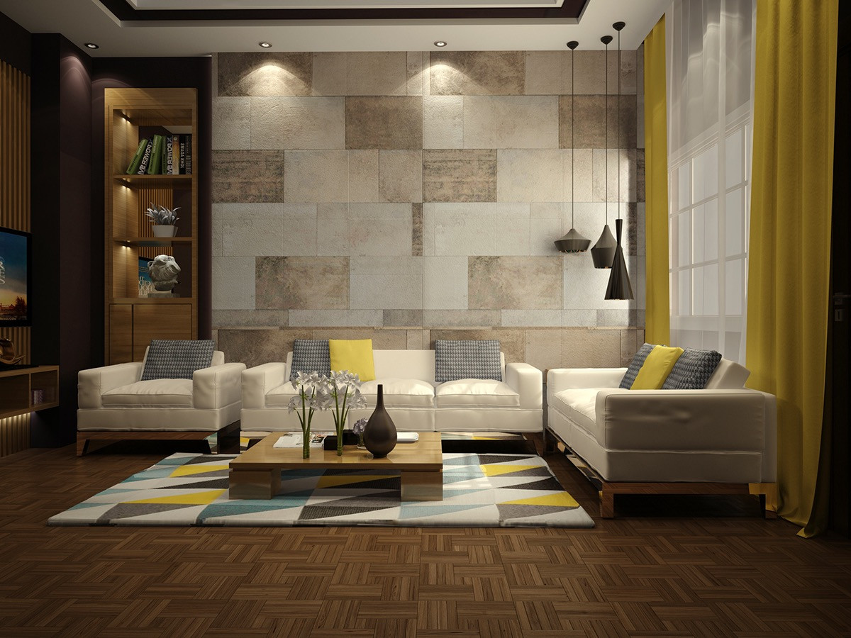 Wall Tile Living Room
 Wall Texture Designs For The Living Room Ideas & Inspiration