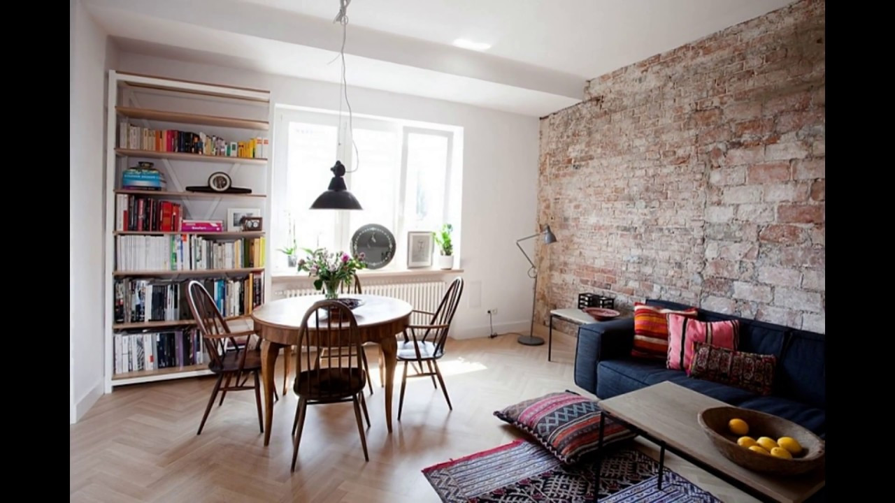 Wall Tile Living Room
 Living Room With Brick Wall Tiles