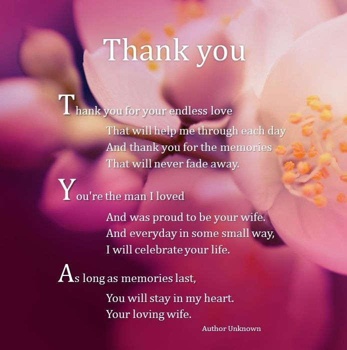 Wedding Anniversary After Death Of Spouse Quotes
 Thank you for your endless love Your loving Wife
