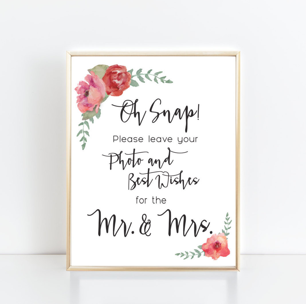 Wedding Guest Sign-in Book
 Guest Book Sign 8x10 Digital File Instant Download