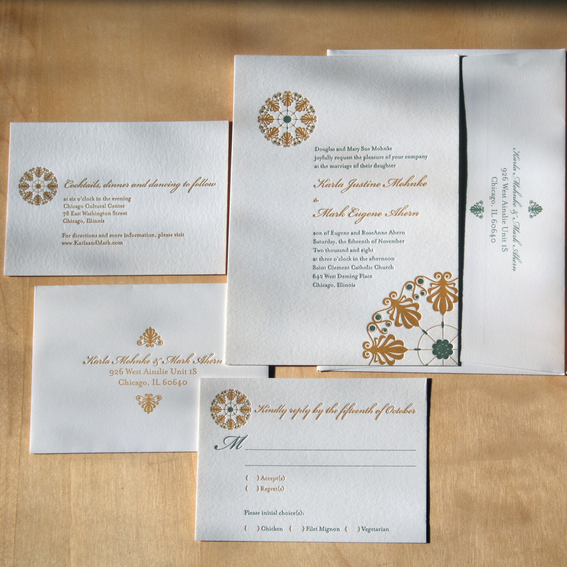 Wedding Invitation Sets
 Made With Love Paperie & Design Studio