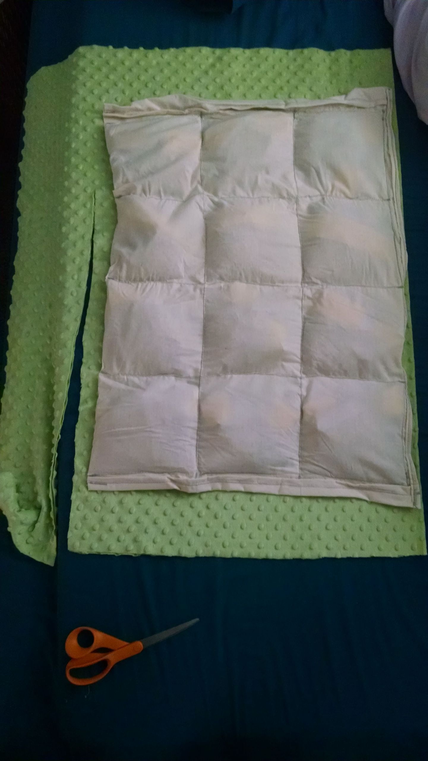 Weighted Blanket For Adults DIY
 Weighted blanket sensory aid sewing tutorial