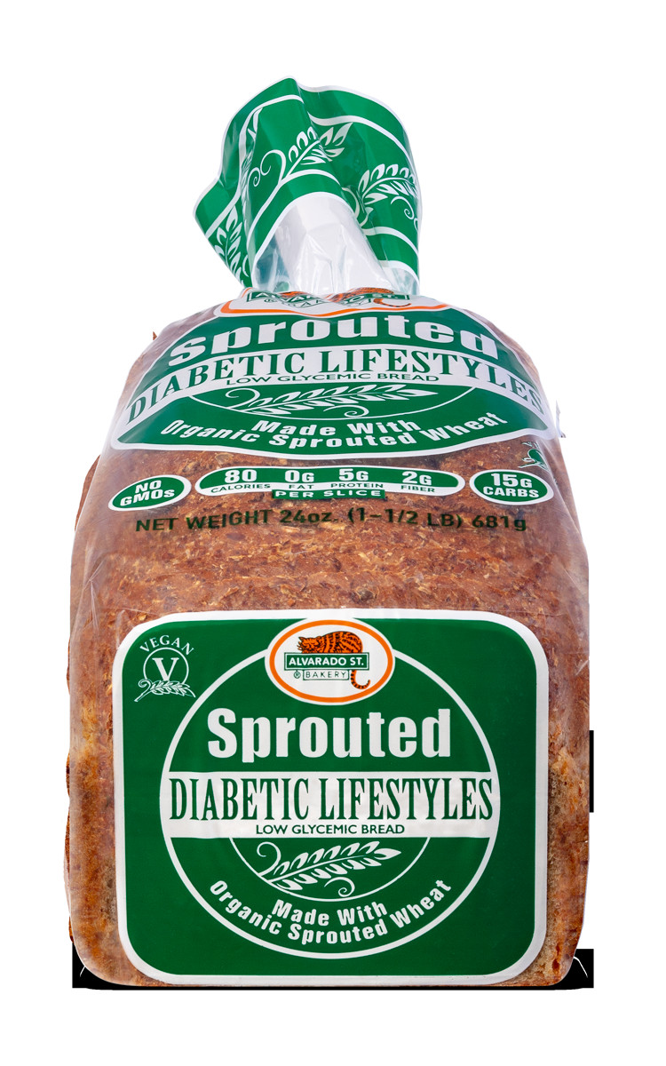 Whole Grain Bread Diabetes
 Sprouted Diabetic Lifestyles Low Glycemic Bread Alvarado