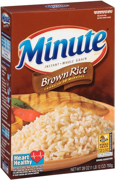 Whole Grain Brown Rice
 Minute Instant Whole Grain Brown Rice