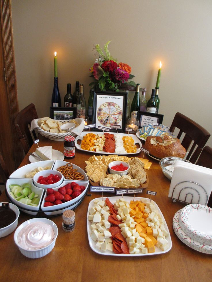Wine Party Food Ideas
 Wine & Cheese Party Food