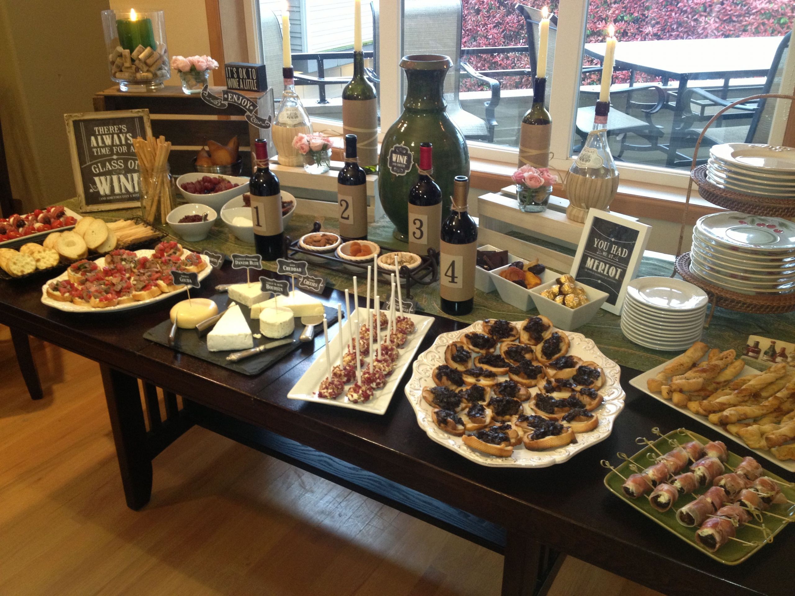 Wine Party Food Ideas
 Wine and cheese party