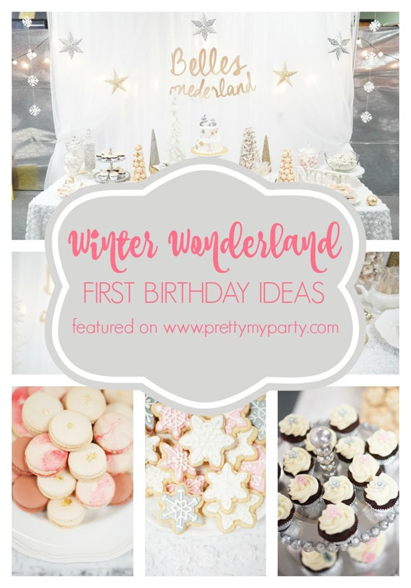 Winter Birthday Party Ideas For 1 Year Old
 Winter e derland Birthday Celebration Pretty My Party