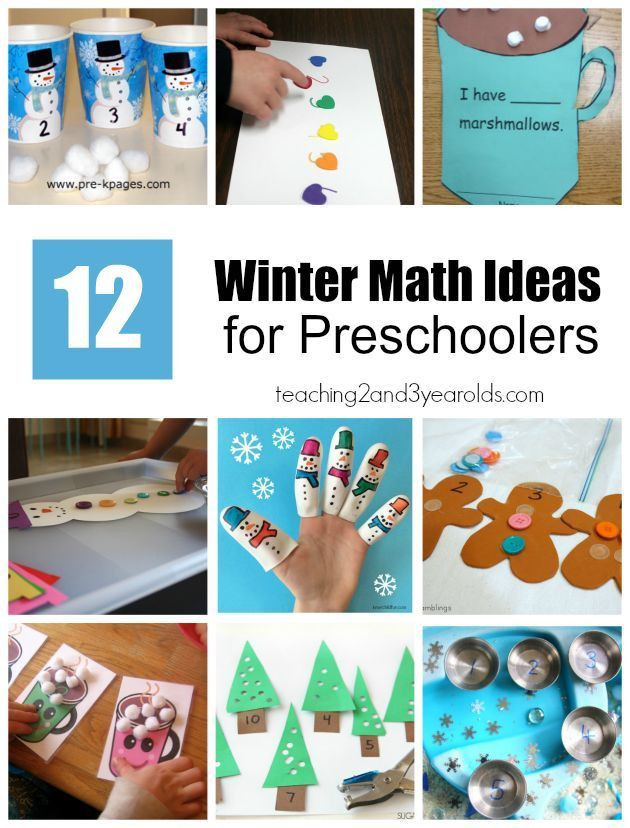 Winter Themed Activities For Preschoolers
 720 best images about Preschool Math Activities on