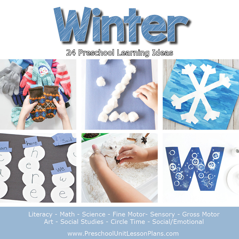 Winter Themed Activities For Preschoolers
 A Year of Preschool Lesson Plans Bundle Where