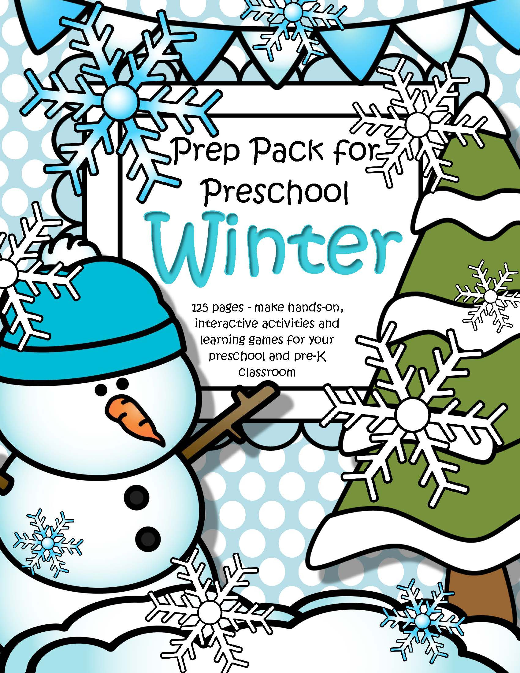Winter Themed Activities For Preschoolers
 WINTER Theme Pack for Preschool