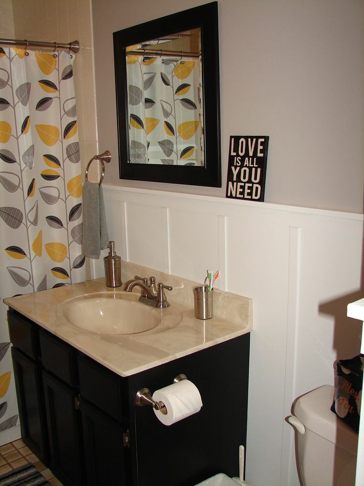 Yellow And Gray Bathroom Decor
 57 best Ideas for yellow and grey bathroom redo images on