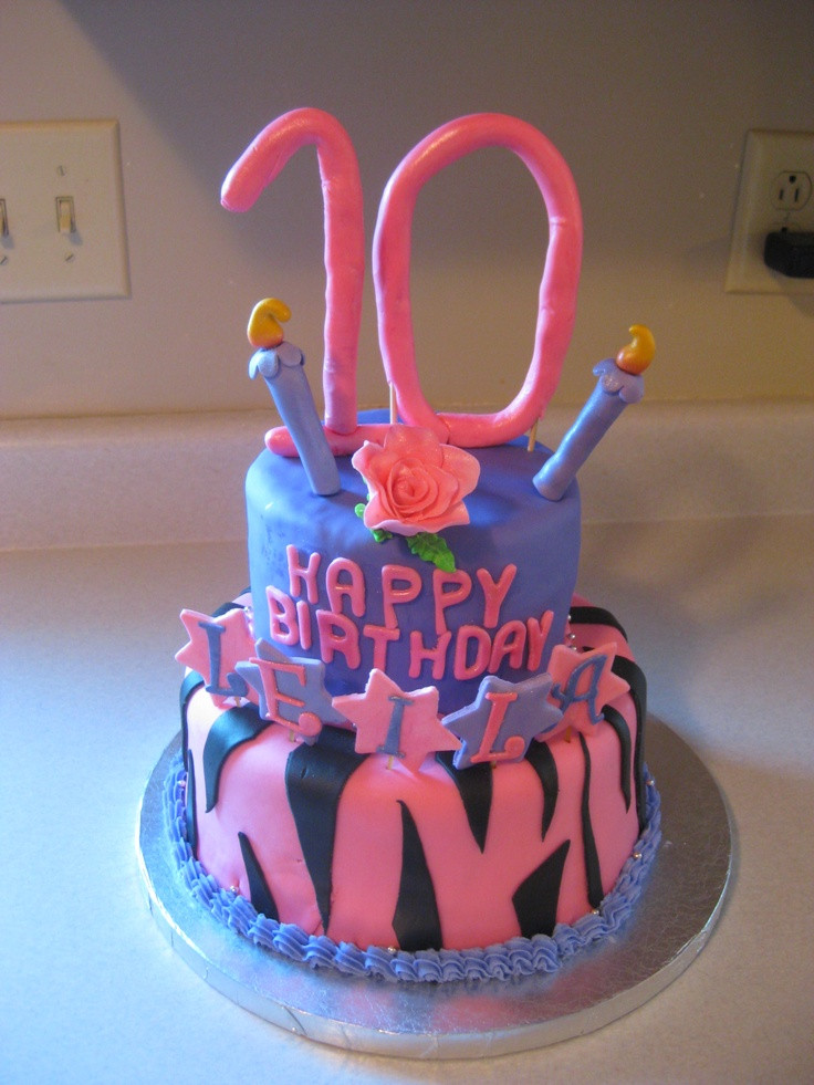 10 Year Old Birthday Cakes
 60 best 10 year old girl cakes images on Pinterest
