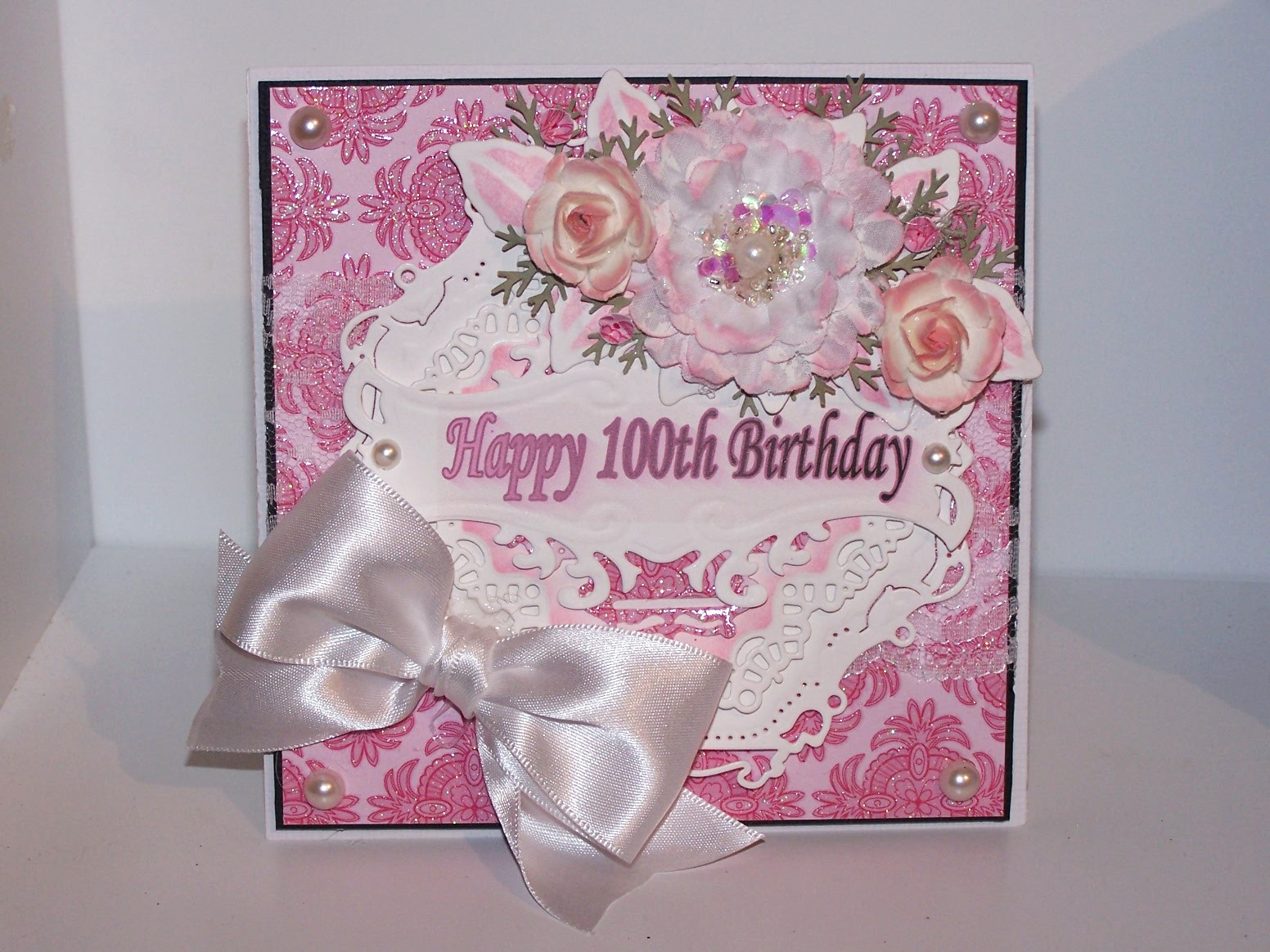 100th Birthday Card
 Cards By Jan Happy 100th Birthday