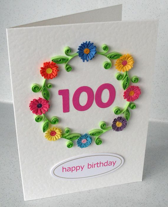 100th Birthday Card
 40 best images about 100th birthday card on Pinterest