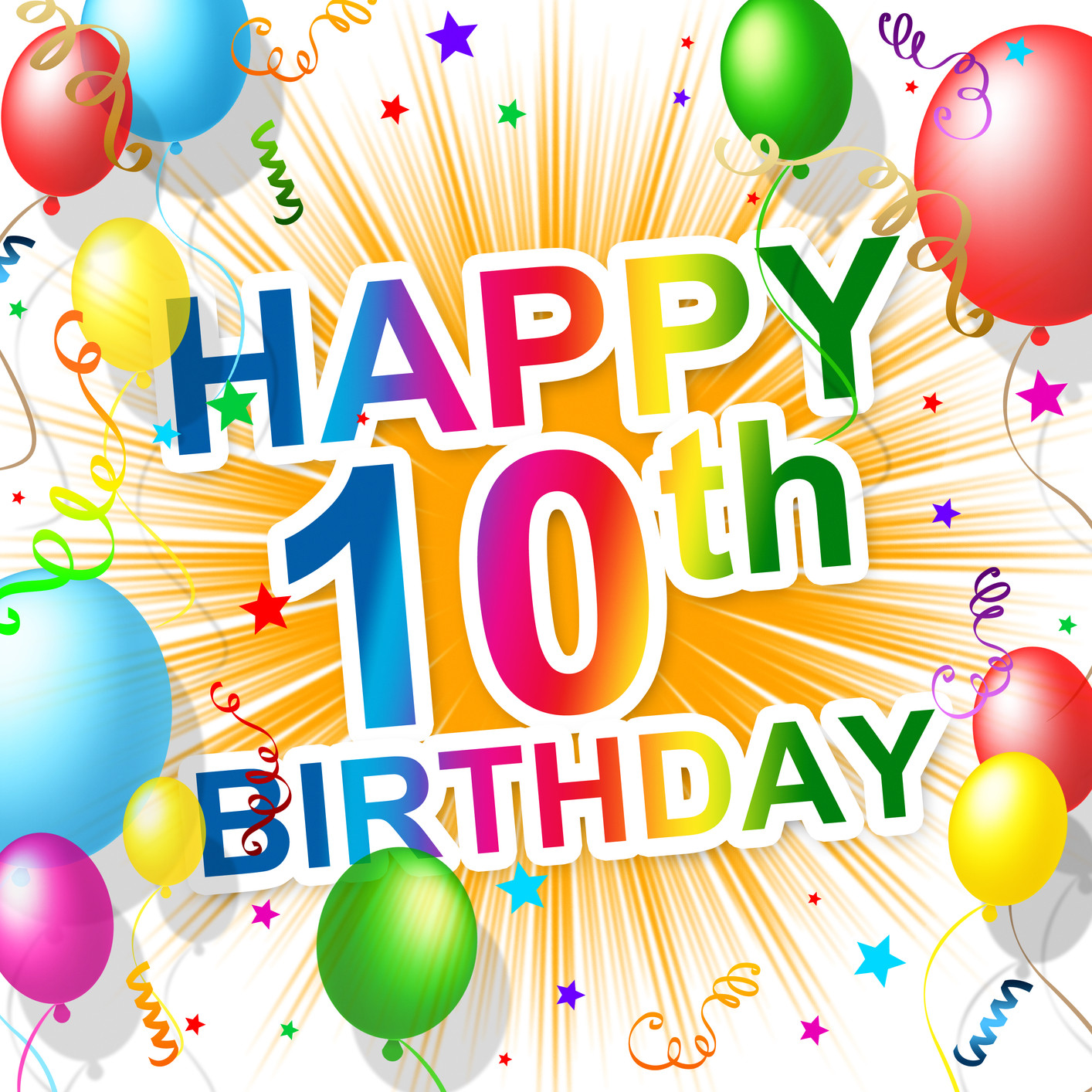 10th Birthday Wishes
 Happy 10th Birthday AAUK