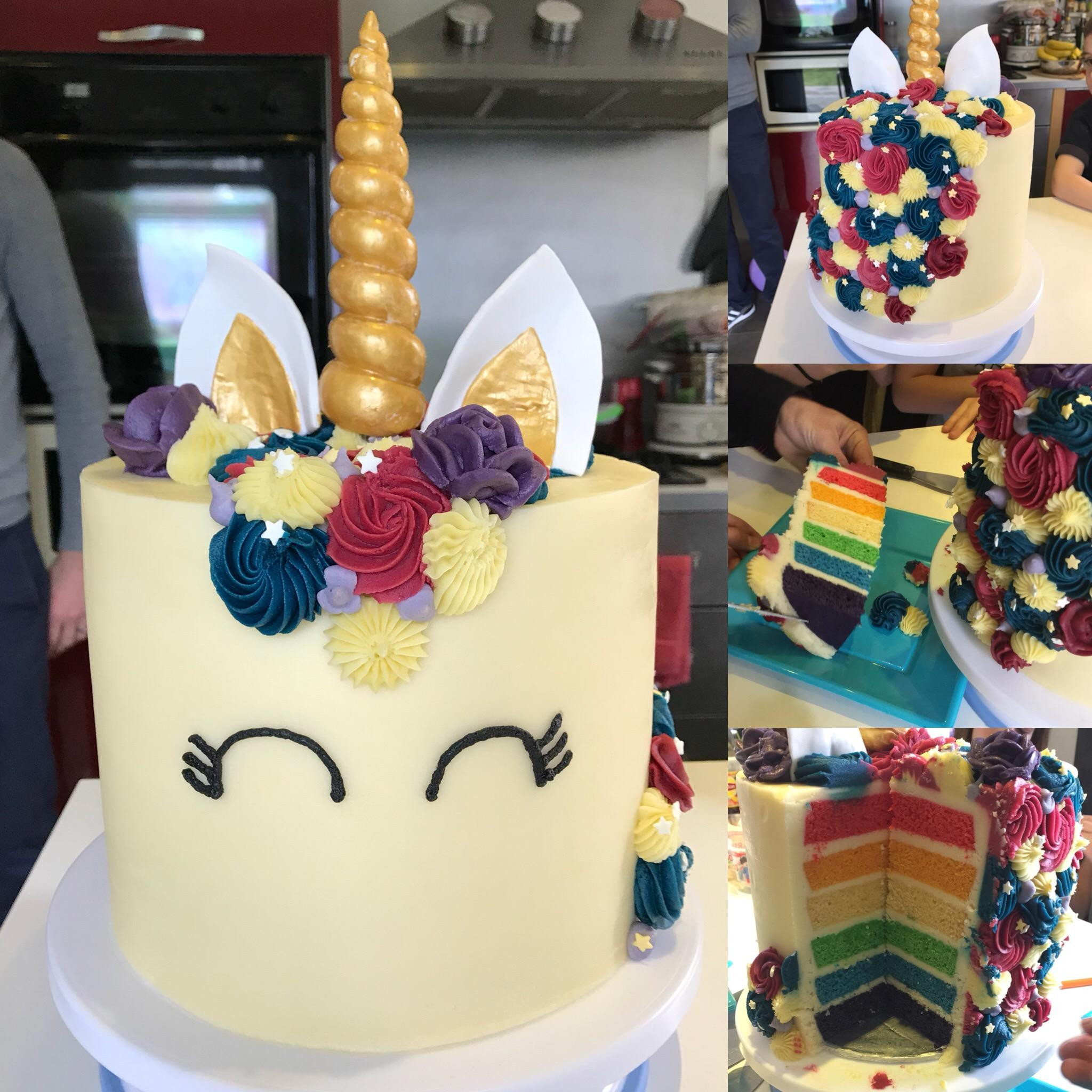 12 Year Old Birthday Cakes
 I helped my sister in law make a Unicorn Cake for a 12