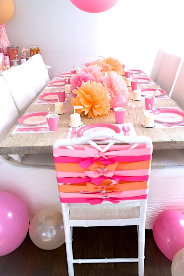 13 Birthday Party Themes
 Kara s Party Ideas Peach and Pink Ombre Watercolor 13th