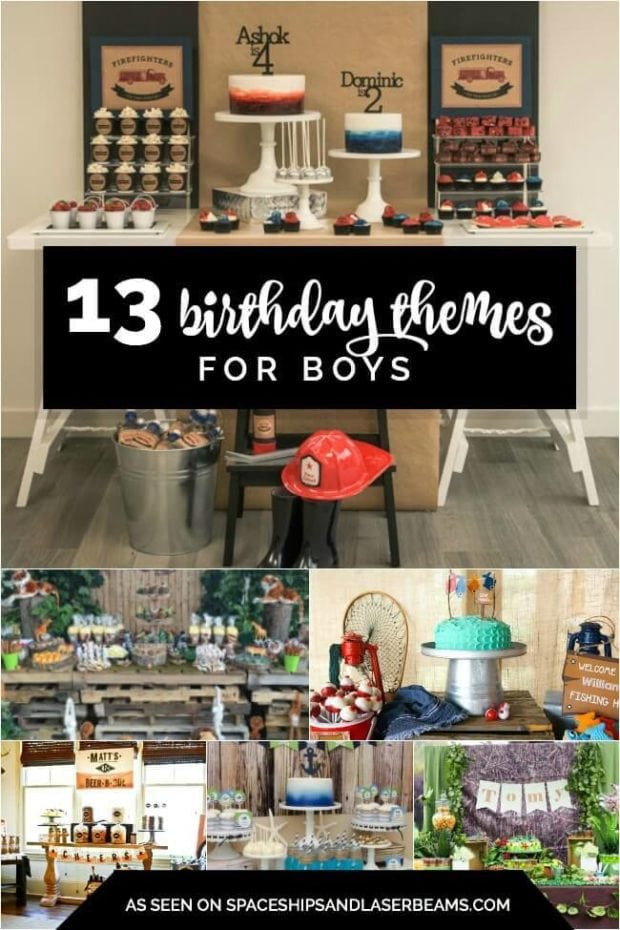 13 Birthday Party Themes
 13 Birthday Themes for Boys