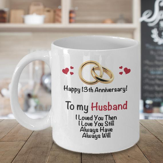 13 Year Anniversary Gift Ideas
 Items similar to 13th Anniversary Gift Ideas for Husband