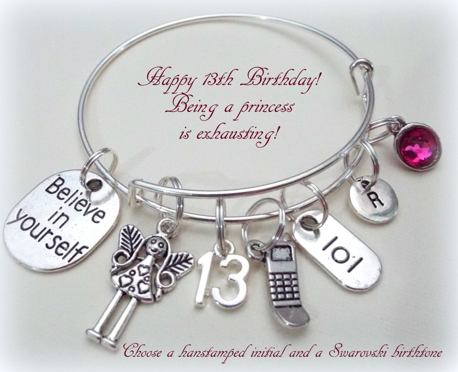 13Th Birthday Gift Ideas For Daughter
 13th Birthday Gift 13th Birthday Charm Bracelet Daughter