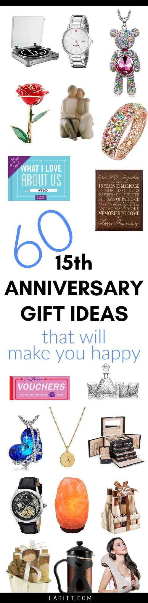 15 Year Anniversary Gift Ideas
 15th Wedding Anniversary Gift Ideas for Her