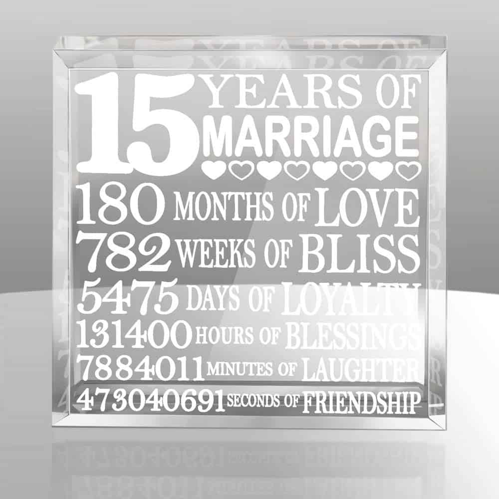 15 Year Anniversary Gift Ideas
 15 Year Anniversary Gifts 37 Ideas That Your Partner Will