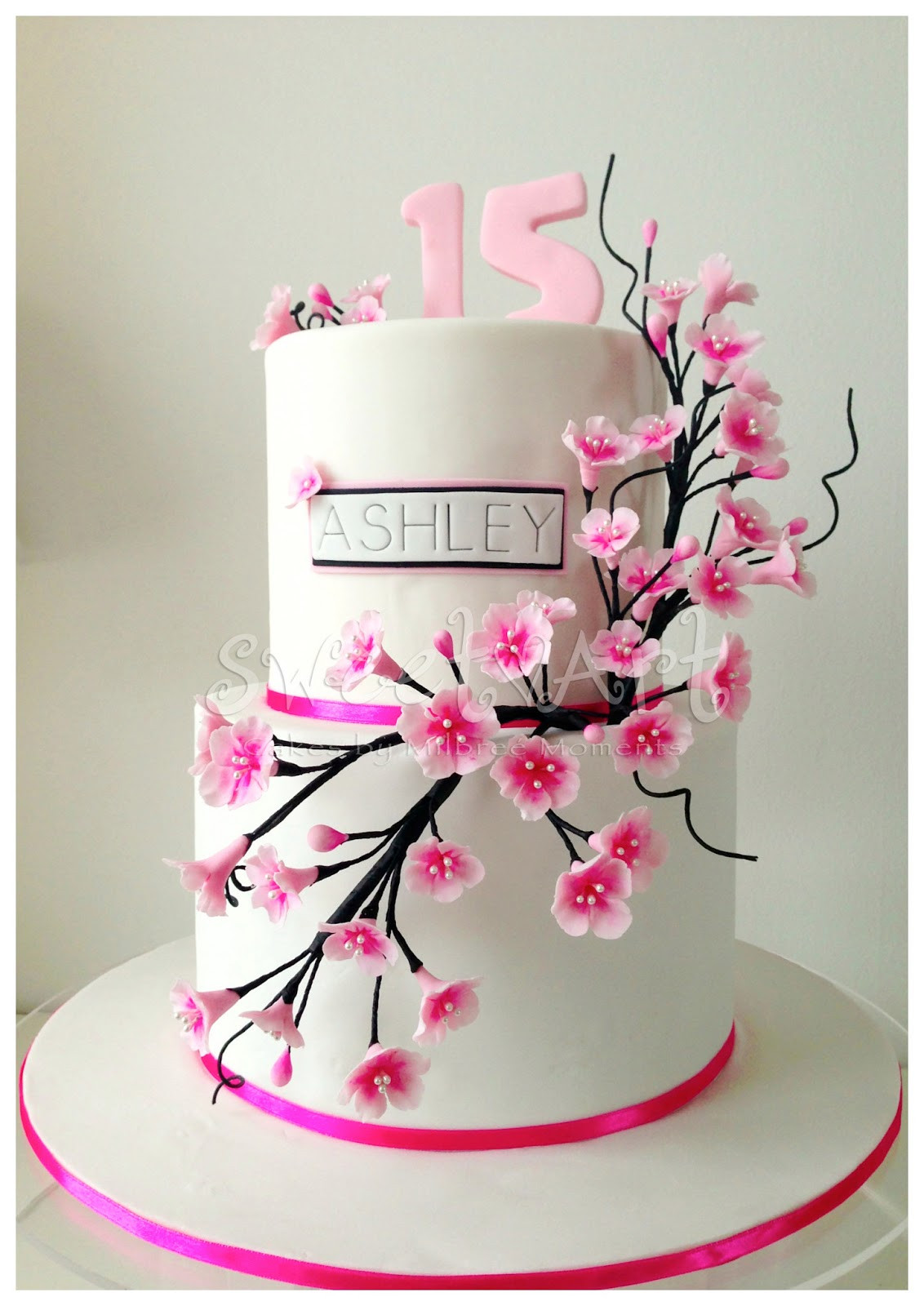 15th Birthday Cakes
 Sweet Art Cakes by Milbreé Moments Ashley s Cherry