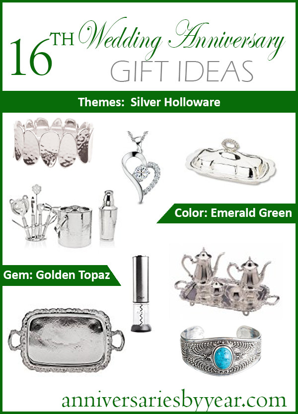 16 Year Anniversary Gift Ideas For Him
 16th Anniversary Gift Ideas