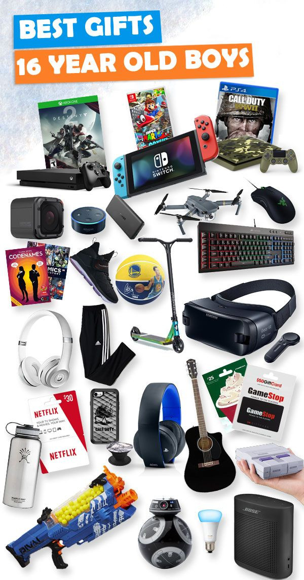 16 Year Old Boy Birthday Gift Ideas
 Gifts for 16 Year Old Boys