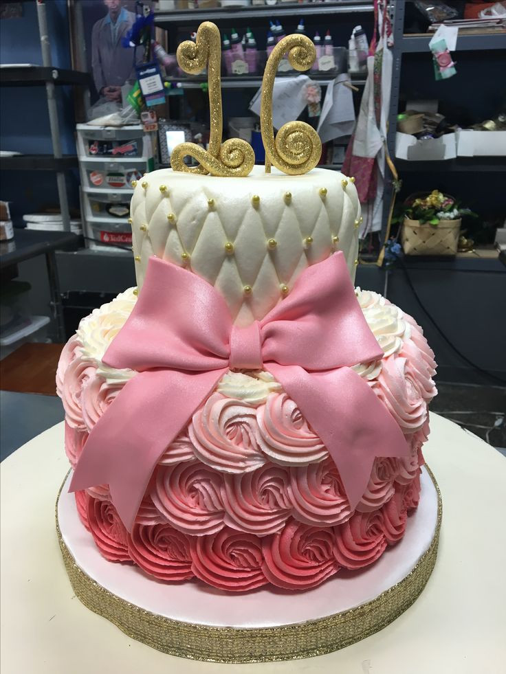 16th Birthday Cake
 Best 25 Sweet 16 Cakes images on Pinterest