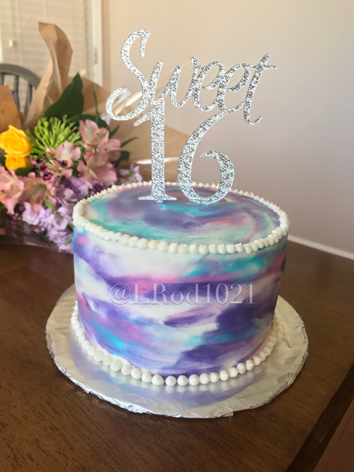 16th Birthday Cake Ideas
 May 2018 Sweet 16 Birthday Cake