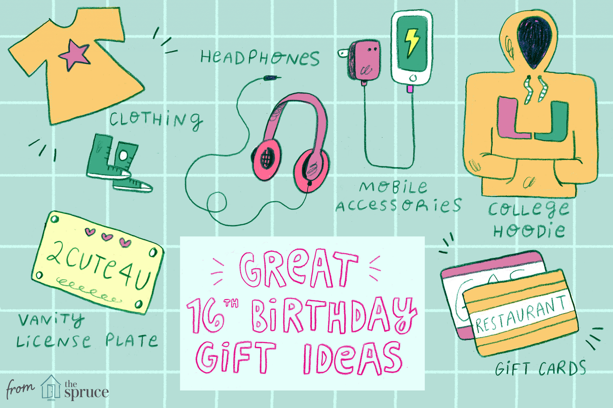 16Th Birthday Gift Ideas
 20 Awesome Ideas for 16th Birthday Gifts