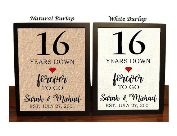 16Th Wedding Anniversary Gift Ideas
 16th Anniversary Gift 16th Wedding Anniversary Gift Gift