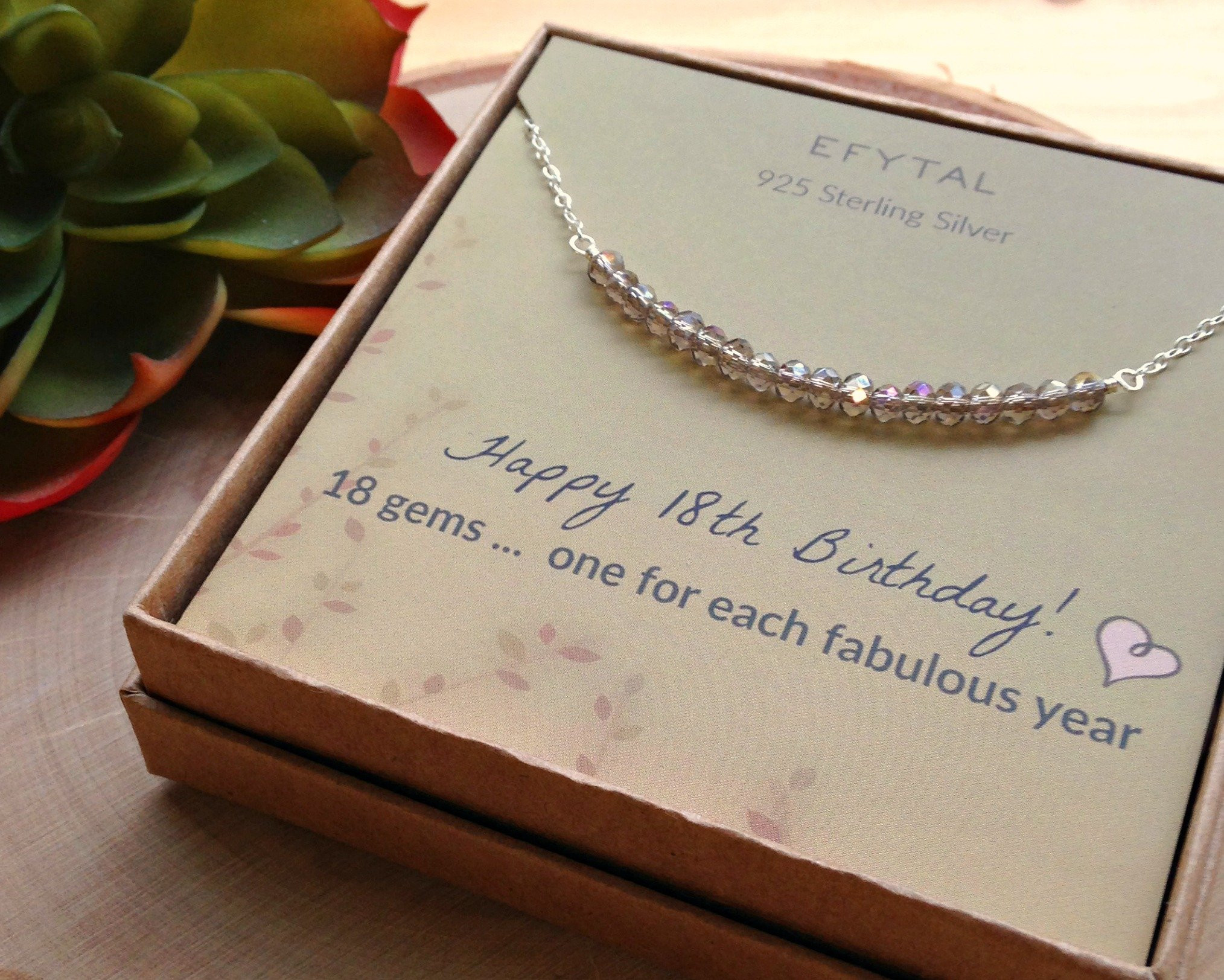 18 Year Old Birthday Gift Ideas
 18th Birthday Gifts for Girls Sterling Silver Necklace