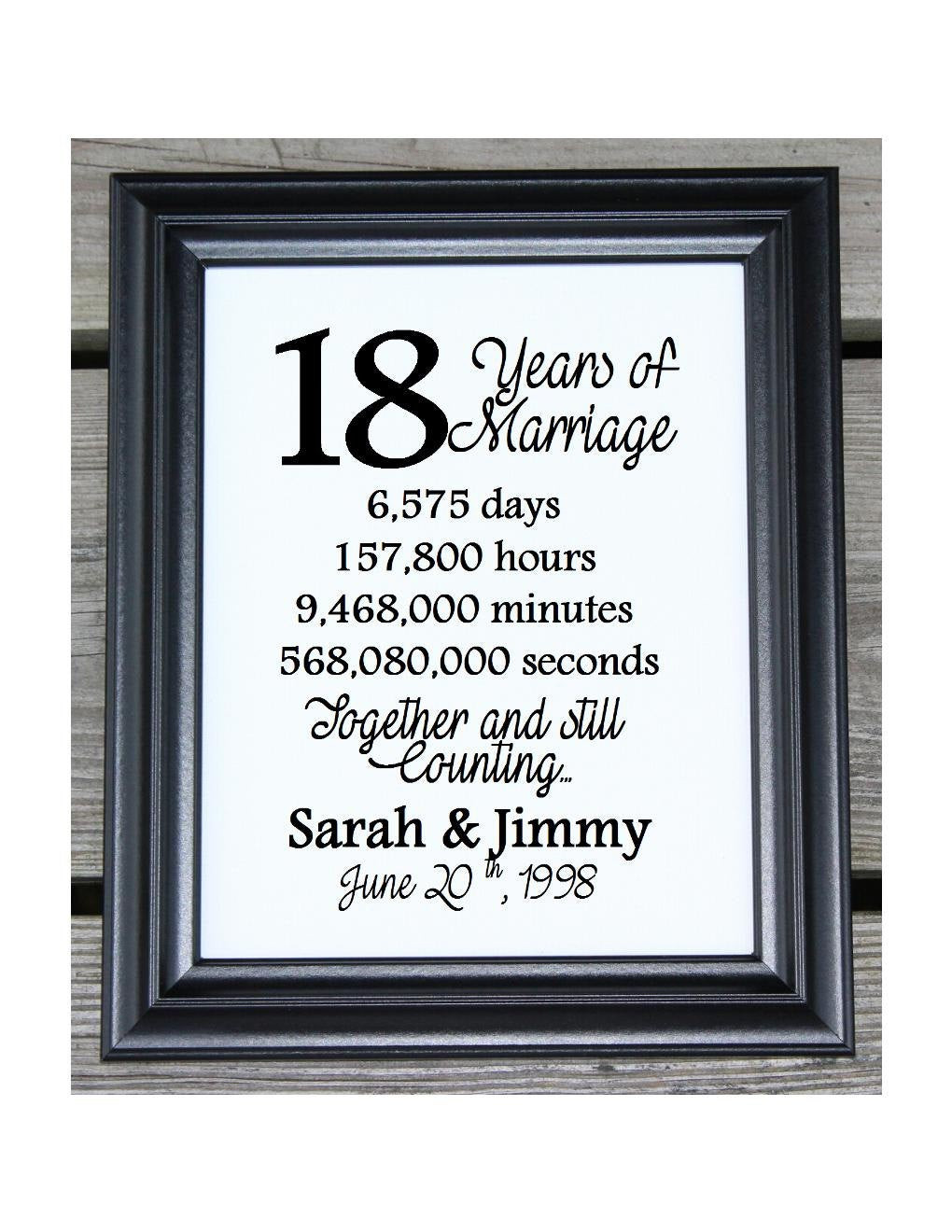 18 Year Wedding Anniversary Gift Ideas For Her
 18th Wedding Anniversary Cotton Print 18th Wedding Gift 18