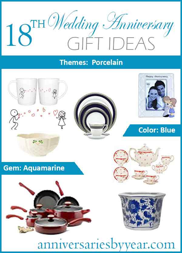18Th Anniversary Gift Ideas
 18th Anniversary Eighteenth Wedding Anniversary Gift Ideas